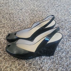 Michael Kors Black Wedges